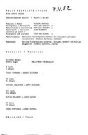 Cast and production team details