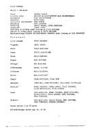 Cast and production team details