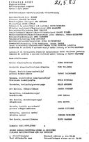 Cast and production team details