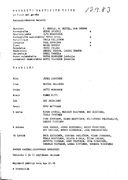 Cast and production team details
