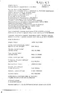 Cast and production team details