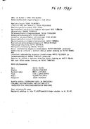 Cast and production team details