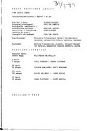 Cast and production team details