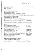 Cast and production team details