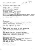 Cast and production team details