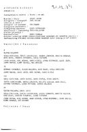 Cast and production team details