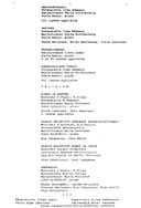 Cast and production team details