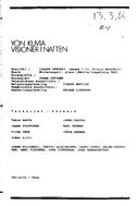 Cast and production team details