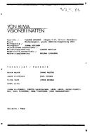 Cast and production team details