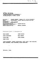 Cast and production team details