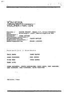 Cast and production team details