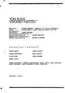 Cast and production team details