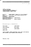 Cast and production team details