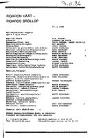 Cast and production team details