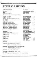 Cast and production team details