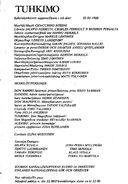 Tekijä- ja esiintyjälista