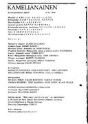 Cast and production team details