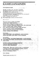 Tekijä- ja esiintyjälista