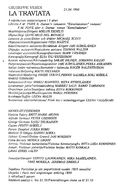 Cast and production team details