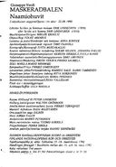 Tekijä- ja esiintyjälista