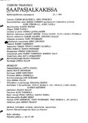 Cast and production team details