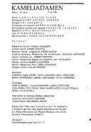 Tekijä- ja esiintyjälista