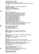 Cast and production team details