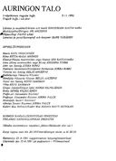 Cast and production team details
