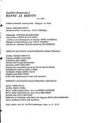 Cast and production team details