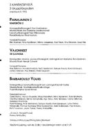 Cast and production team details