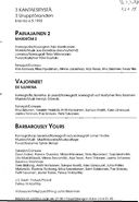 Cast and production team details