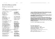 Cast and production team details