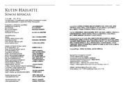 Cast and production team details