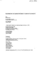Tekijä- ja esiintyjälista