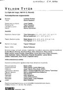 Cast and production team details