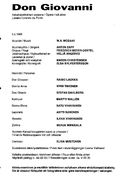 Cast and production team details