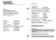 Cast and production team details