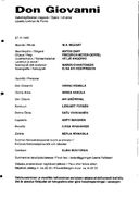 Cast and production team details