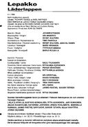 Cast and production team details
