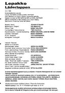 Cast and production team details