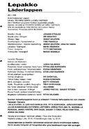Cast and production team details
