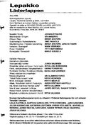 Cast and production team details