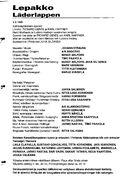 Cast and production team details