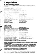 Cast and production team details
