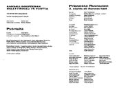 Cast and production team details
