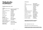Cast and production team details