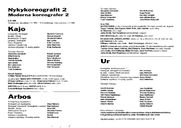 Cast and production team details