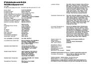 Cast and production team details
