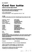 Cast and production team details