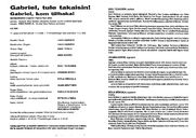 Tekijä- ja esiintyjälista